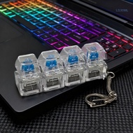 【CH】 4-Key Keycap Tester Keyboard Clicks Toy With LED Lights Keyboard Clicks For Anxiety Relief And 