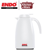 ENDO 1.5L Double Walled Glass Vacuum Insulated Thermal Handy Jug / *Colours Given at Random