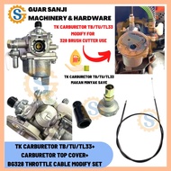 CARBURETOR TK JAPAN TB33 TU33 TL33 MODIFY TO BG328 TANAKA 328 BRUSH CUTTER (3PC INTO 1SET MODIFY)