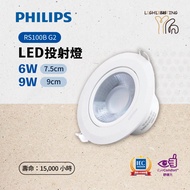 [Taipei Can Trade Lighting] PHILIPS PHILIPS RS100B G2 LED Projection Lamp 7.5cm 9cm 6W 9W