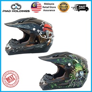[Defect] Motocross Helmet Trend Skull ATV Motorcycle Helmets Bike Safety ebike escooter Off-Road Ful