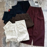 Quần Dài Kaki Nữ Ống Rộng Khoá Trước Cạp Thun Sau Trẻ Trung Năng Động D400