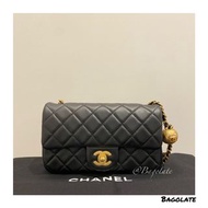 <sold>全新Chanel 22B 20cm 金球cf (rectangular mini)