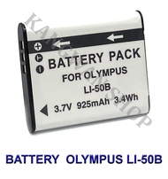 LI-50B \ LI50B แบตเตอรี่ชาร์จสำหรับกล้องโอลิมปัส Camera Battery and For Olympus SP-800UZ,810UZ,Stylu