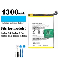 Battery For Realme 6 6pro 6s Battery BLP757 Battery