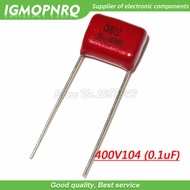 10PCS 400V104J Pitch 10mm 0.1UF 100NF 400V 104 CBB 400V104J-P10 Polypropylene film capacitor