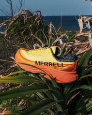 MERRELL AGILITY PEAK 5 GTX輕量戶外慢跑越野運動鞋 男鞋-亮黃色