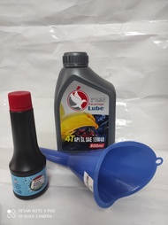 /TẶNG PHỄU THAY NHỚT/COMBO thay nhớt xe số ÓLube 15w40  800ML 1 LÍT + XÚC ĐỘNG CƠ CASTROL SHAMPO