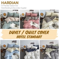 DUVET Quilt Duvet cover polos set katun jepang 150x200 200x200 220x230 240x200 QUILT Cover SELIMUT T
