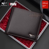 dompet lelaki kulit original dompet kulit lelaki original beg dompet Seven Wolves Men's Genuine Leat