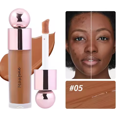 5.5g Smooth Liquid Concealer Cream Long Lasting and Waterproof Foundation Moisturizing Makeup Base F