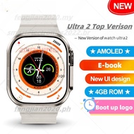 Top Verison Ultra 3 Boot up Logo Smart Watch Bluetooth Call 4GB ROM Local Music E-book for Men Women