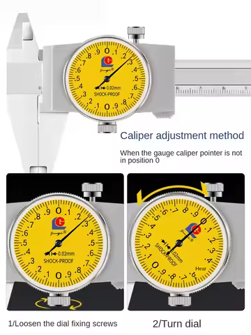 Dial Calipers with stainless steel material range 0-150mm 0-200mm 0-300mm ，accuracy：0.01mm/0.02mm sh