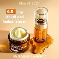 Ready [Bpom] Ellen Ella Anti Aging Set 4X Retinol Serum Wajah 35Ml +