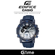 [Official 18 Months Warranty] Casio Edifice ECB-20AT-2A Men's Leather Strap Chronograph Bluetooth Wa