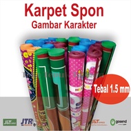 TIKAR SPON KARAKTER Tikar Gambar Murah Karpet Eva Plastik Tikar Piknik / Tikar Lantai Spon / Karpet 