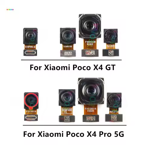 Rear Front Camera For Xiaomi Poco X4 Pro 5G X4 GT Backside Facing Frontal Selfie Back Camera Module 