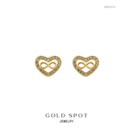 Earrings 18k Diamond, Heart Earrings 18k Gold Fashion Earrings Women Elegant