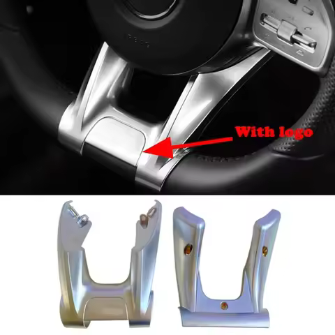 Car Steering Flat Wheel Lower Trim Cover For Mercedes Benz AMG 2019+ sport A Class W177 B Class W247