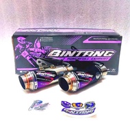 Slincer Only Type Mp 2 Series Logo Ungu Original Bintang Powerfull Exhaust