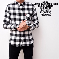 kemeja pria wanita kemeja flanel kotak hitam merahkotak hitam biru