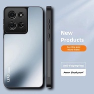 Frosted Casing For Motorola Moto G75 AG Matte Phone Case Shockproof Protective Hard PC Back Cover Sh