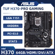 Asus TUF H370-PRO GAMING Motherboard Intel H370 LGA 1151DDR4 64GB Support Core I3-8100 I3-9100F I5-8