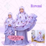 Mukena Anak Perempuan Karakter Kuromi-Labubu 1 2 3 4 5 6 7 8 Tahun