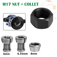 BLISS Collet Chuck M17 2 pcs/set Collet Chuck Adapter Engraving Trimming|Electric Router Router Bit 