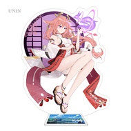 Genshin Impact Acrylic Stand Desk Decor Figure Model Plate Holder Fans Gift