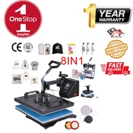 COMBO 8 in1 Best T Shirt Heat Press Machine 29*38CM