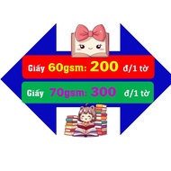 60gsm thin A4 paper - 70gsm thick - Cheap to order