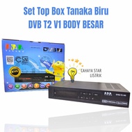 Set Top Box TV Digital STB Tanaka DVB-T2 BOX BIRU