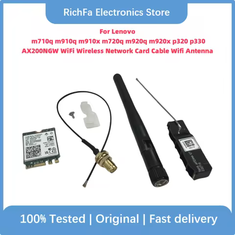 Original New For Lenovo m710q m910q m910x m720q m920q m920x p320 p330 AX200NGW 5.2 WiFi Wireless Net