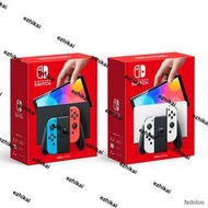 熱賣麗利電玩新款任天堂switch oled 白色遊戲主機ns 7寸屏幕現貨