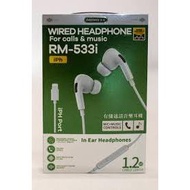 REMAX Earphone Type C Lighting Bass Earphone Remax In Ear Earphone With Mic Wired Earphones Fon Teli