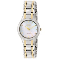 Citizen Eco-Drive Mother of Pear Diamond Markers Women's Watch EM0284-51D