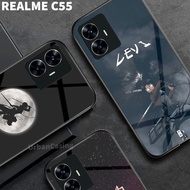 Latest Realme C55 Glossy Glass Softcase [Aot M60] C55 Mobile Phone Case - Mobile Phone Protector - M