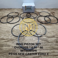 PISTONRing (TYPE a) OS 50 MITSUBISHI PS125 CANTER EURO 4 PS 125 CENTER TURBO NEW EURO4 OVERSIZE 50 0