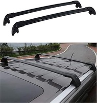 UDP 2Pcs Fits for Honda Vezel HR-V HRV 2015-2020 Adjustable Crossbar Cross bar Roof Rail Luggage Carrier Lockable Roof Rack Bar Black