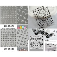 Nail Sticker 3D Nail Sticker Bow Pattern Nail Sticker Bow Sticker