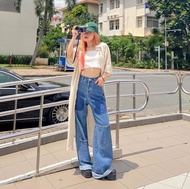 [FREESHIP] Flared Jeans - Quần jean ống rộng cách điệu Remmus cho nữ