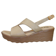 Giày Sandal Nữ Đế Xuồng Da Bò Thật TiTi ĐÔ Thời Trang Cao Cấp 7cm DNU2025