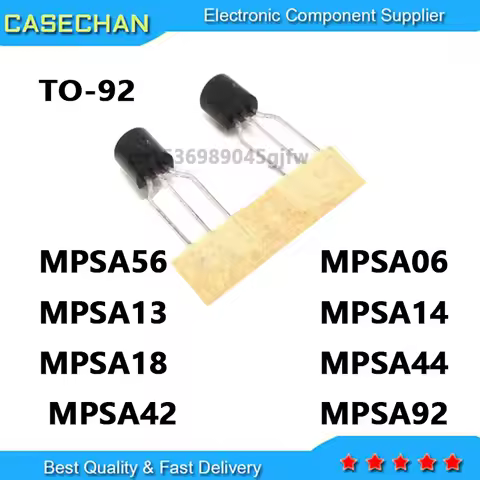 100PCS A56 TO-92 Transistor A06 A13 A14 A18 A44 A42 A92 MPSA56 MPSA06 MPSA13 MPSA14 MPSA18 MPSA44 MP