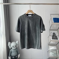 Stone Island Color-changing Armband Loose Round Neck T-shirt Functional Armband Heavy Washing Versat