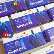 PUTIH 90pps Paperline White Envelope/Letter Envelope/Plain Envelope/Envelope