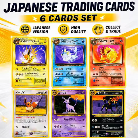 Eevee #133 2000 Japanese Neo Premium DIY Anime Proxy PTCG Collection Card File Promo Card #197 Umbre