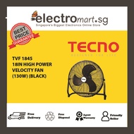 TECNO 18IN HIGH POWER VELOCITY FAN (130W) (BLACK) TVF 1845