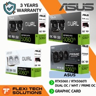 Flexi Tech VGA ASUS PCIE NVIDIA RTX5060/RTX5060TI 8GB/16GB GDDR7 128BIT DUAL OC/DUAL OC WHT/PRIME OC