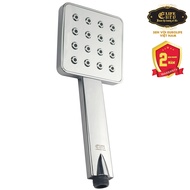 (Có video) Tay sen siêu tăng áp dòng chảy xoáy độc đáo 1 chức năng chảy Eurolife EL-H121 (Trắng bạc)